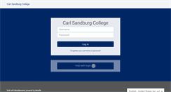 Desktop Screenshot of moodle.sandburg.edu
